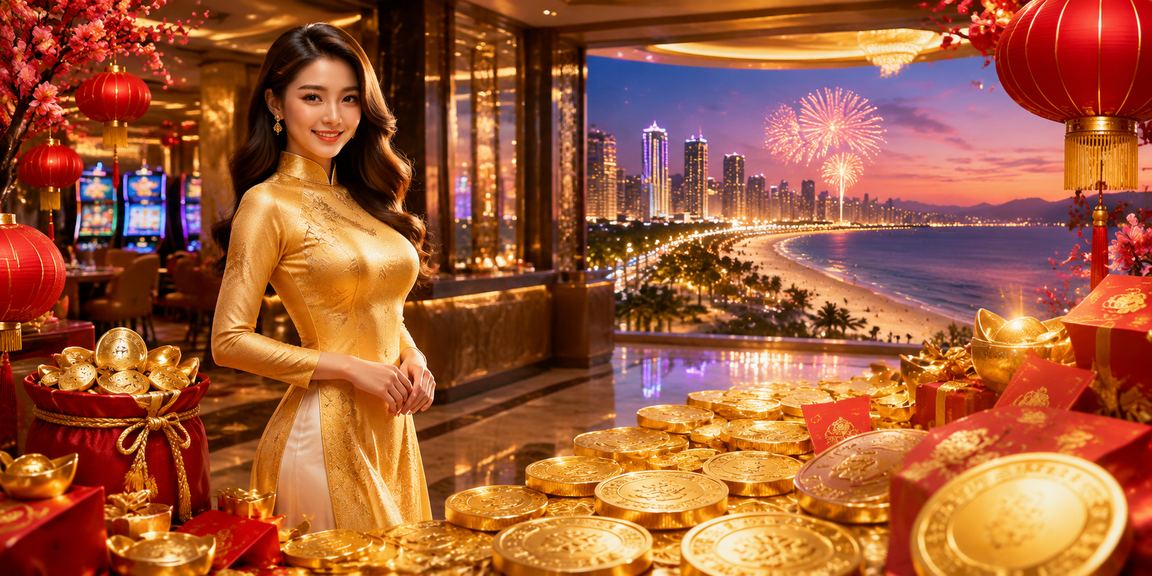 Người dùng Đà Nẵng nhận thưởng đỏ và khuyến mãi trực tuyến trong trang phục áo dài